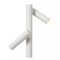 Zewnętrzna podwójna lampa tarasowa stojąca ANTRIM biały LED dim. 2x2,2W 2700K IP54 lucide 27703/04/31 | 5411212272287 noxbox lampynox www.lampynox.pl