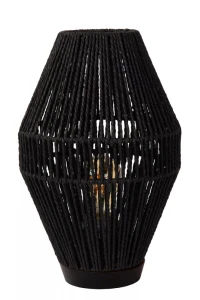 Cordulle czarny E27 Lampka stołowa
