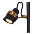 Lampka stołowa podwójna Tundran czarny | mosiądz 2xGU10 lucide 34544/02/30 | 5411212343628 noxbox lampynox www.lampynox.pl
