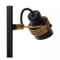 Lampka stołowa podwójna Tundran czarny | mosiądz 2xGU10 lucide 34544/02/30 | 5411212343628 noxbox lampynox www.lampynox.pl
