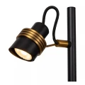 Lampa podłogowa potrójna Tundran czarny | mosiądz 3xGU10 lucide 34744/03/30 | 5411212343635 noxbox lampynox www.lampynox.pl