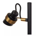Lampa podłogowa potrójna Tundran czarny | mosiądz 3xGU10 lucide 34744/03/30 | 5411212343635 noxbox lampynox www.lampynox.pl
