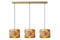 Lampa wisząca potrójna Tanselle multikolor 3xE27 lucide 10415/03/99 | 5411212105783 noxbox lampynox www.lampynox.pl