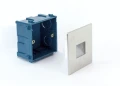 Lampa schodowo-elewacyjna zewnętrzna Mur LED inox 1W 4000K IP65 su-ma MR05 | 5907632912556 noxbox lampynox www.lampynox.pl