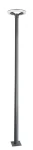 Ster antracyt wys. 2,55m. LED 44W 4000K IP65 Latarnia parkowa, ogrodowa
