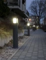 Lampa ogrodowa stojąca Tales antracyt wys. 1m. E27 IP65 su-ma TL-1000 | 5907632912532 noxbox lampynox www.lampynox.pl