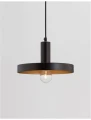Lampa wisząca CUENCA czarny/złoty LE41982  noxbox lampynox www.lampynox.pl
