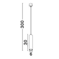 Lampa wisząca GALAPA Biała GU10 LE42001  noxbox lampynox www.lampynox.pl