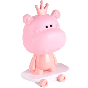 Hipcio na deskorolce różowy LED 3 step dim. 2,5W 3000K Lampka stołowa dziecięca ściemnialna