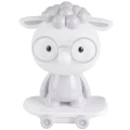 Lampka stołowa dziecięca ściemnialna Owieczka na deskorolce szary LED 3 step dim. 2,5W 3000K goldlux 314802 | 5901508314802 noxbox lampynox www.lampynox.pl