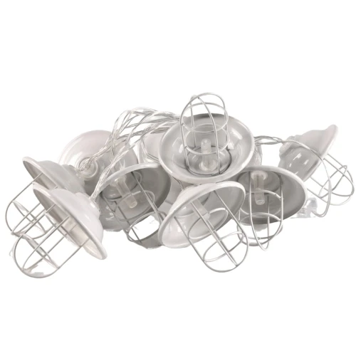 LOFT 10 LED szara baterie 2 AA Girlanda Polux 312877  5901508312877 lampynox noxbox www.lampynox.pl