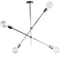 Lampa wisząca Mora chrome 4xE27 goldlux 318107 | 5901508318107 noxbox lampynox www.lampynox.pl