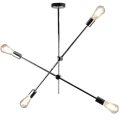 Lampa wisząca Mora chrome 4xE27 goldlux 318107 | 5901508318107 noxbox lampynox www.lampynox.pl