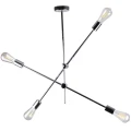 Lampa wisząca Mora chrome 4xE27 goldlux 318107 | 5901508318107 noxbox lampynox www.lampynox.pl