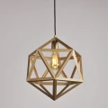 Lampa wisząca Denmark B złoty E27 goldlux 318848 | 5901508318848 noxbox lampynox www.lampynox.pl