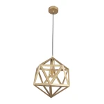 Denmark B złoty E27 Lampa wisząca