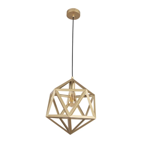 Lampa wisząca Denmark B złoty E27 goldlux 318848 | 5901508318848 noxbox lampynox www.lampynox.pl