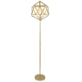 Lampa podłogowa stojąca Denmark złoty E27 goldlux 318855 | 5901508318855 noxbox lampynox www.lampynox.pl