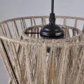 Lampa wisząca Varberg czarny | brązowy E27 goldlux 316530 | 5901508316530 noxbox lampynox www.lampynox.pl