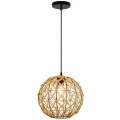 Lampa wisząca Umea brązowy E27 goldlux 316523 | 5901508316523 noxbox lampynox www.lampynox.pl
