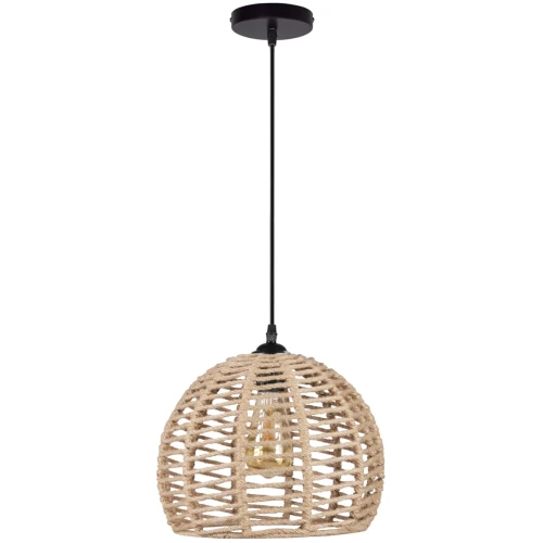 Lampa wisząca Otis brązowy E27 goldlux 316837 | 5901508316837 noxbox lampynox www.lampynox.pl