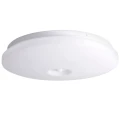 Plafon LED z czujnikiem ruchu i zmierzchu ADAR 18W 1200lm PIR 4000K 33cm IP44 Polux 313416 | 5901508313416 noxbox lampynox www.lampynox.pl
