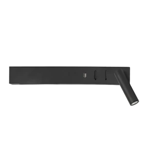 ZARATE Czarna LED 5W+3W 3000K Kinkiet ścienny