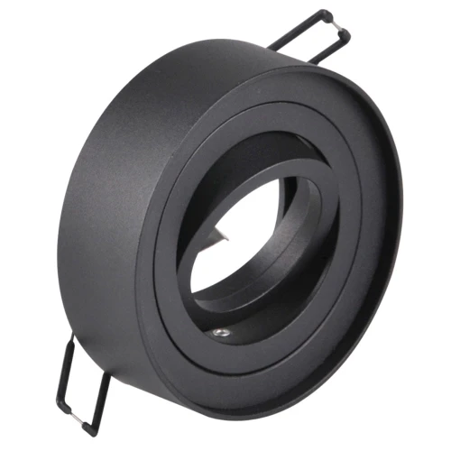 Oczko sufitowe uchylne Gaja R czarna Ø 9,5cm. GU10 goldlux 320063 | 5901508320063 noxbox lampynox www.lampynox.pl