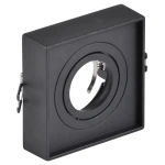 Gaja Q czarna GU10 Oczko sufitowe uchylne