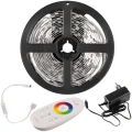 Zestaw taśma LED 3m. 24V 22W IP20 RGBW + zasilacz + sterownik + pilot RF goldlux 319272 | 5901508319272 noxbox lampynox www.lampynox.pl