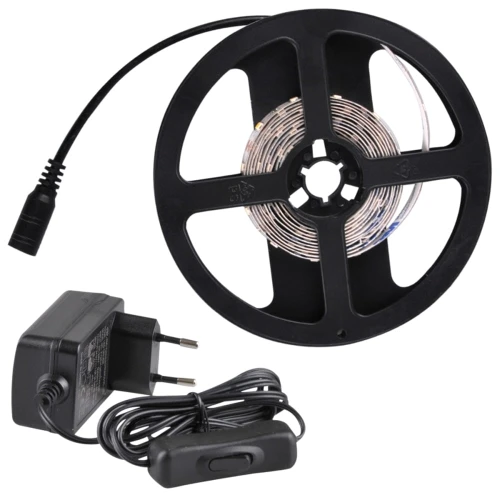 Zestaw taśma LED 3m. 24V 28W 6500K IP20 + zasilacz + włącznik goldlux 319173 | 5901508319173 noxbox lampynox www.lampynox.pl