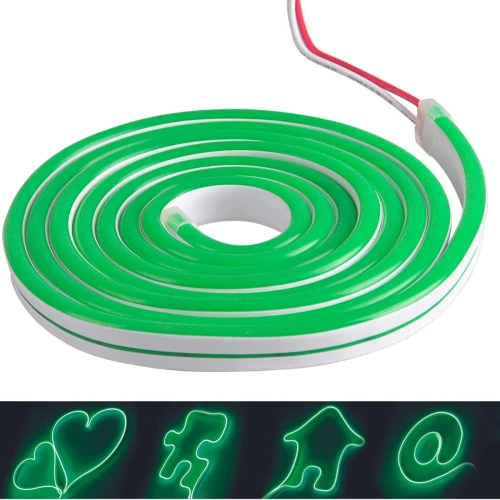 Pasek Led NEON 2m Zielony IP65 Polux 315021  5901508315021 lampynox noxbox www.lampynox.pl