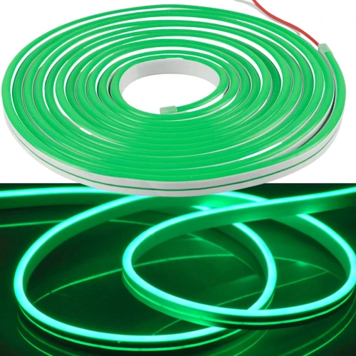 Pasek Led NEON 5m Zielony IP65 Polux 315076  5901508315076 lampynox noxbox www.lampynox.pl