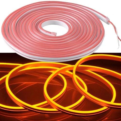 Pasek Led NEON 5m Pomarańczowy IP65 Polux 315069  5901508315069 lampynox noxbox www.lampynox.pl
