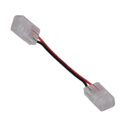 Złącze kątowe dwustronne do taśm LED COB 8mm 2 pin 12-24V DC 3A goldlux 316417 | 5901508316417 noxbox lampynox www.lampynox.pl
