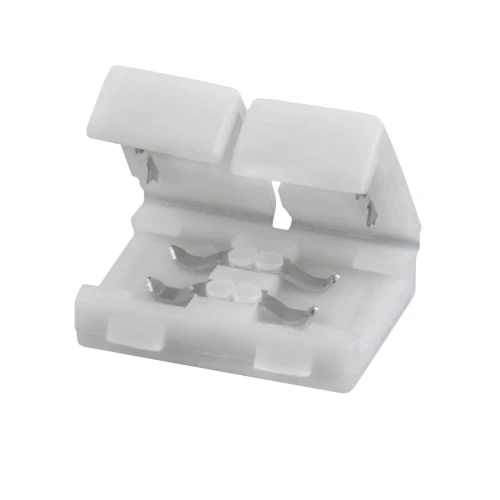 Złacze stałe dwustronne do taśm LED 10mm 2pin 12-24V DC 3A goldlux 310729 | 5901508310729 noxbox lampynox www.lampynox.pl