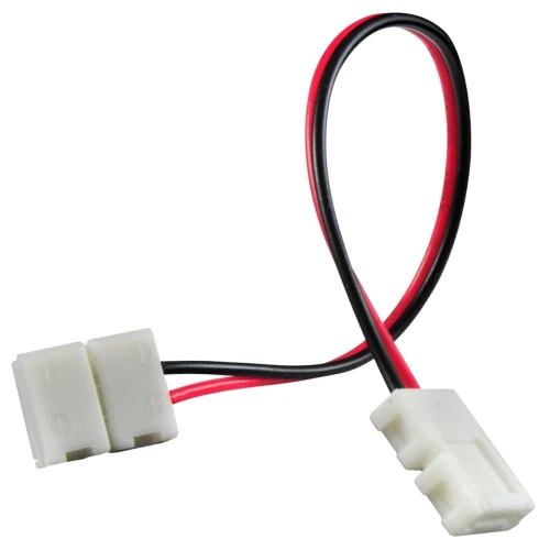 Złącze kątowe dwustronne do taśm LED 10mm 2pin 12-24V DC 3A goldlux 310736 | 5901508310736 noxbox lampynox www.lampynox.pl