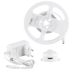 Taśma LED 12V 8,5W 2m IP20 z czujnikiem ruchu i zmierzchu NEUTRALNA 4000K - Zestaw