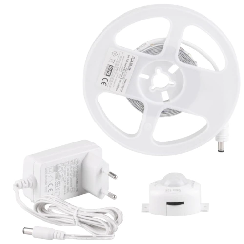 Zestaw taśma LED 12V 8,5W 2m IP20 z czujnikiem ruchu i zmierzchu NEUTRALNA 4000K goldlux 316394 | 5901508316394 noxbox lampynox www.lampynox.pl