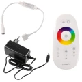 Zestaw taśma LED 24V 5m RGB+4000K IP20 pilot, zasilacz, sterownik goldlux 319289 | 5901508319289 noxbox lampynox www.lampynox.pl