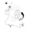 Kamera zewnętrzna  +  zasilacz  COSMO Z1 PIR IP66 Smart WiFi Tuya goldlux 315625 | 5901508315625 noxbox lampynox www.lampynox.pl