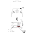 Kamera zewnętrzna  +  zasilacz  COSMO Z1 PIR IP66 Smart WiFi Tuya goldlux 315625 | 5901508315625 noxbox lampynox www.lampynox.pl