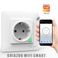 Gniazdo elektryczne ścienne Smart WiFi Tuya goldlux 315939 | 5901508315939 noxbox lampynox www.lampynox.pl