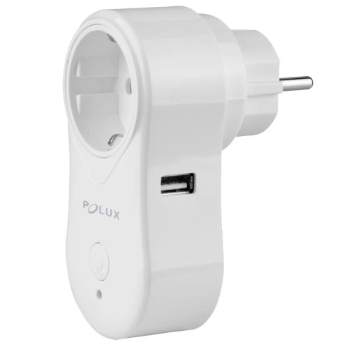 Gniazdo zasilające z wyłącznikiem + USB Smart WiFi Tuya goldlux 315953 | 5901508315953 noxbox lampynox www.lampynox.pl