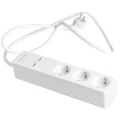 Listwa zasilająca z wyłącznikiem 3xgniazdo elektryczne + 2xUSB  Smart WiFi Tuya goldlux 315946 | 5901508315946 noxbox lampynox www.lampynox.pl