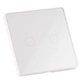 Włącznik podwójny z kondensatorem biały Smart WiFi Tuya goldlux 314345 | 5901508314345 noxbox lampynox www.lampynox.pl