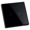 Włącznik podwójny z kondensatorem czarny Smart WiFi Tuya goldlux 319067 | 5901508319067 noxbox lampynox www.lampynox.pl