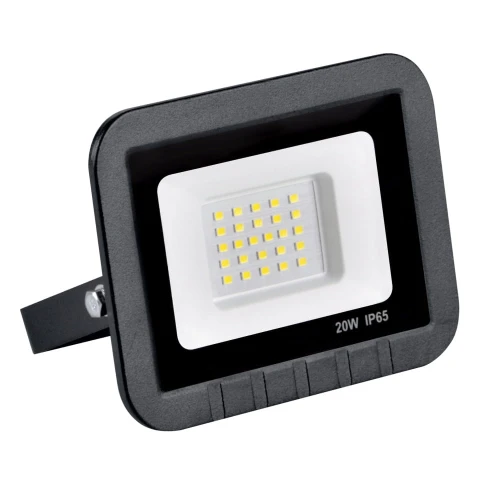 Naświetlacz LED SMD 20W 6500K 120° IP65 czarny 302397 | 5901508302397