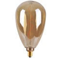 Żarówka dekoracyjna DecoVintage Amber LED E27 FILAMENT S173 4W 1800K goldlux 317803 | 5901508317803 noxbox lampynox www.lampynox.pl