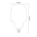 Żarówka dekoracyjna DecoVintage Amber LED E27 FILAMENT S180 4W 1800K 317858 | 5901508317858 noxbox lampynox www.lampynox.pl